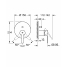 Внешняя часть смесителя для ванны GROHE Lineare, хром 
