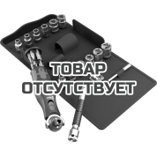 Набор трещоток WERA 8009 Zyklop Pocket Set 4, 3/8" 27 пр. 004285