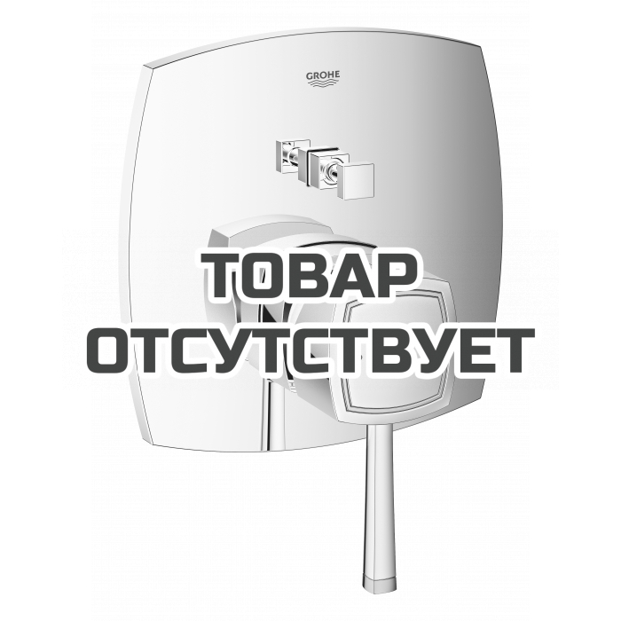 Внешняя часть смесителя для ванны GROHE Grandera, хром/золото 