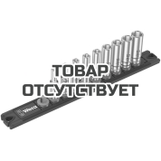 Набор торцевых головок WERA A Deep 1 Zyklop с магнитным держателем, 1/4", 5 - 13 мм 9 пр. 005410