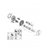 Внешняя часть термостата для ванны GROHE Grohtherm на 2 потребителя, круглая, хром 