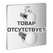 Внешняя часть термостата для душа GROHE Grohtherm, квадратная, хром 