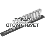 Набор торцевых головок WERA B Deep 1 Zyklop с магнитным держателем, 3/8", 8 - 19 мм 9 пр. 005440