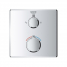 Внешняя часть термостата для душа GROHE Grohtherm на 2 потребителя, квадратная, хром 