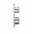 Внешняя часть термостата для душа GROHE Grohtherm на 2 потребителя, квадратная, хром 