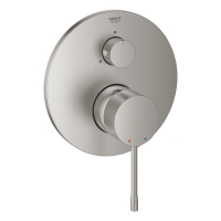 Внешняя часть смесителя для ванны GROHE Essence с переключателем на 3 положения, суперсталь (24092DC1)