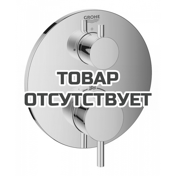 Внешняя часть термостата для душа GROHE Atrio на 2 потребителя, холодный рассвет глянец 