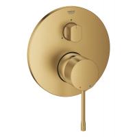 Внешняя часть смесителя для ванны GROHE Essence скрытого монтажа на 3 потребителя, круглая, холодный рассвет матовый 
