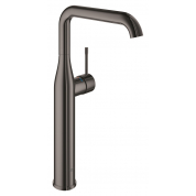 Смеситель для раковины GROHE Essence без донного клапана, XL-Size, темный графит глянец 