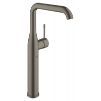 Смеситель для раковины GROHE Essence без донного клапана, XL-Size, темный графит матовый 