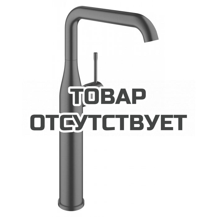 Смеситель для раковины GROHE Essence без донного клапана, XL-Size, темный графит матовый (24170AL1)