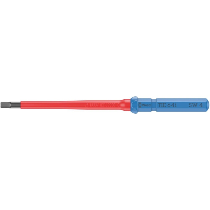 Насадка с внешним шестигранником WERA 64 i HEX Kraftform Kompakt VDE Take It Easy 4 x 157 мм 006520