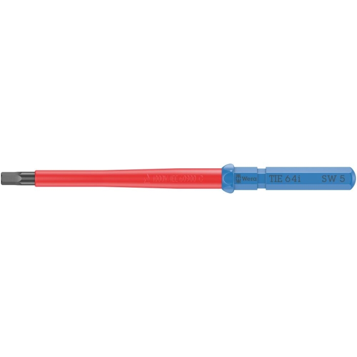 Насадка с внешним шестигранником WERA 64 i HEX Kraftform Kompakt VDE Take It Easy 5 x 157 мм 006521