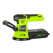 Шлифовальная машина эксцентриковая G24 24V GREENWORKS G24ROS