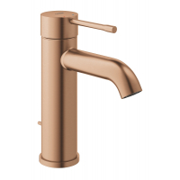 Смеситель для раковины GROHE Essence с донным клапаном, S-Size, теплый закат матовый 