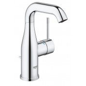 Смеситель для раковины GROHE Essence с донным клапаном, M-Size, хром 