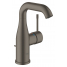 Смеситель для раковины GROHE Essence с донным клапаном, M-Size, темный графит матовый 