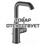 Смеситель для раковины GROHE Essence с донным клапаном, L-Size, темный графит глянец 