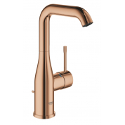 Смеситель для раковины GROHE Essence с донным клапаном, L-Size, теплый закат глянец 