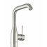 Смеситель для раковины GROHE Essence с донным клапаном, L-Size, суперсталь 