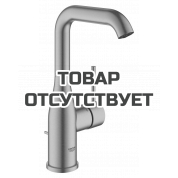 Смеситель для раковины GROHE Essence с донным клапаном, L-Size, никель матовый 