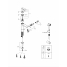 Смеситель для раковины GROHE Eurosmart Cosmopolitan с гигиеническим душем, M-size, хром 