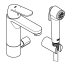Смеситель для раковины GROHE Eurosmart Cosmopolitan с гигиеническим душем, M-size, хром 