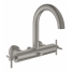 Смеситель для ванны GROHE Atrio двухвентильный, внешнего монтажа, суперсталь 