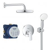Набор для комплектации душа, GROHE Eurosmart Cosmopolitan, с верхним душем Tempesta 210, хром