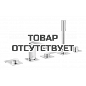 Смеситель для ванны GROHE Allure двухвентильный, на 5 отверстий, на край ванны, хром 