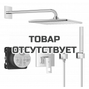 Душевая система GROHE Eurocube скрытого монтажа со смесителем и верхним душем Rainshower Mono 310 Cube, хром 