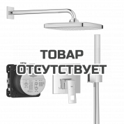 Готовый комплект для ванной комнаты GROHE Eurocube, с верхним душем Tempesta 250 Cube, хром 