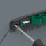 Набор ключей гаечных комбинированных WERA 9631 Magnetic rail 6000 Joker 2 с трещоткой с магнитным держателем 8 - 19 мм, 5 пр. 020015