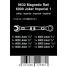 Набор ключей гаечных комбинированных WERA 9632 Magnetic rail 6000 Joker Imperial 1 с трещоткой с магнитным держателем 5/16" - 3/4", 8 пр., 020016