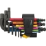 Набор ключей Г-образных WERA 950/9 Hex-Plus Multicolour Imperial BlackLaser 3 с шаром, 9 пр. 022641