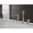 Смеситель для ванны GROHE Essence на 4 отверстия, на край ванны, холодный рассвет глянец 