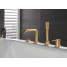 Смеситель для ванны GROHE Essence на 4 отверстия, на край ванны, холодный рассвет глянец 