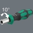 Отвёртка-битодержатель WERA 838 RA S с трещоткой 102 мм для бит с 1/4" С/E6.3 051492