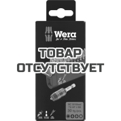 Набор бит торсионных WERA&nbsp;Bit-Check 30 Wood TX HF 1 SB с битодержателем 887/4 RR Rapidaptor, 30 пр.&nbsp;057437
