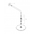 Верхний душ с кронштейном GROHE Rainshower Cosmopolitan Metal, диаметр 210 мм, хром 