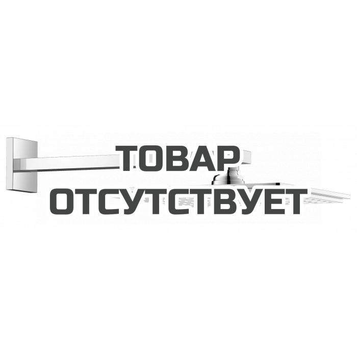 Верхний душ с душевым кронштейном 286 мм, 1 режим струи, GROHE Rainshower Allure 230, хром