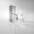 Верхний душ с душевым кронштейном 380 мм, 1 режим струи, GROHE Rainshower, темный графит матовый