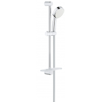 Душевой гарнитур GROHE New Tempesta Cosmopolitan 100 I с полочкой, душевая штанга 600 мм, хром 