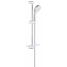 Душевой гарнитур GROHE New Tempesta Rustic 100 IV с полочкой, душевая штанга 600 мм, хром 