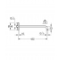 Душевой кронштейн GROHE Rainshower 422, белая луна 