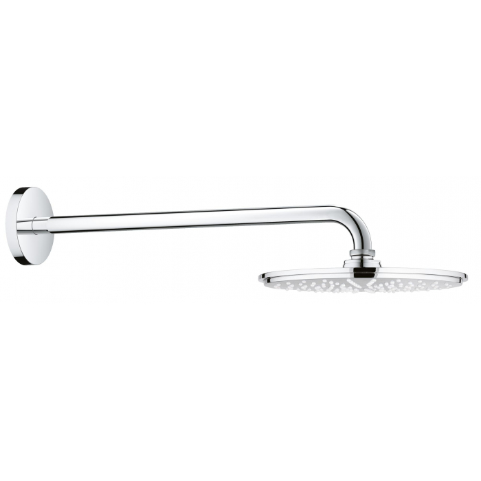 Верхний душ с душевым кронштейном GROHE Rainshower Cosmopolitan, диаметр 210 мм, хром 