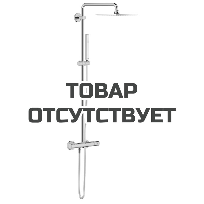 Душевая система с термостатом для настенного монтажа, GROHE Euphoria System 230, хром (26187000)