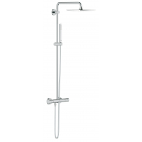 Душевая система с термостатом для настенного монтажа, GROHE Euphoria System 230, хром