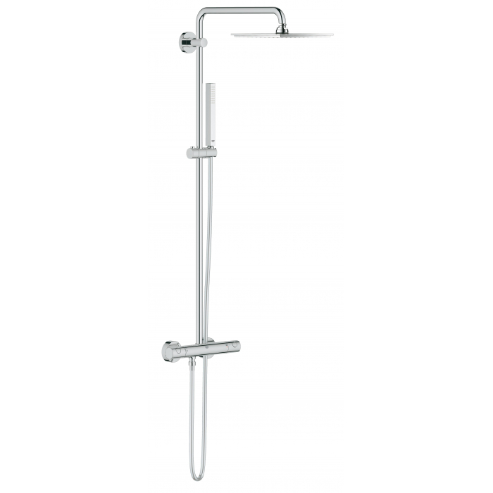 Душевая система с термостатом для настенного монтажа, GROHE Euphoria System 230, хром