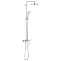 Душевая система с однорычажным смесителем настенного монтажа, GROHE Tempesta Cosmopolitan System 210, хром